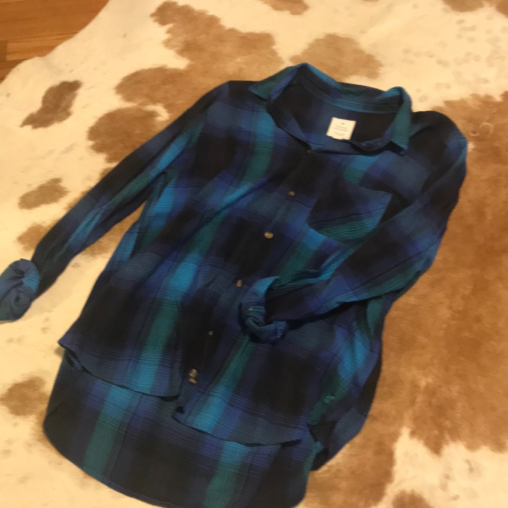 Flannel button up